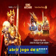 abrir jogo de c****